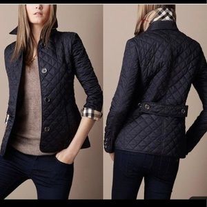 🇬🇧 Burberry Brit Black Quilted Jacket XXL 🇬🇧